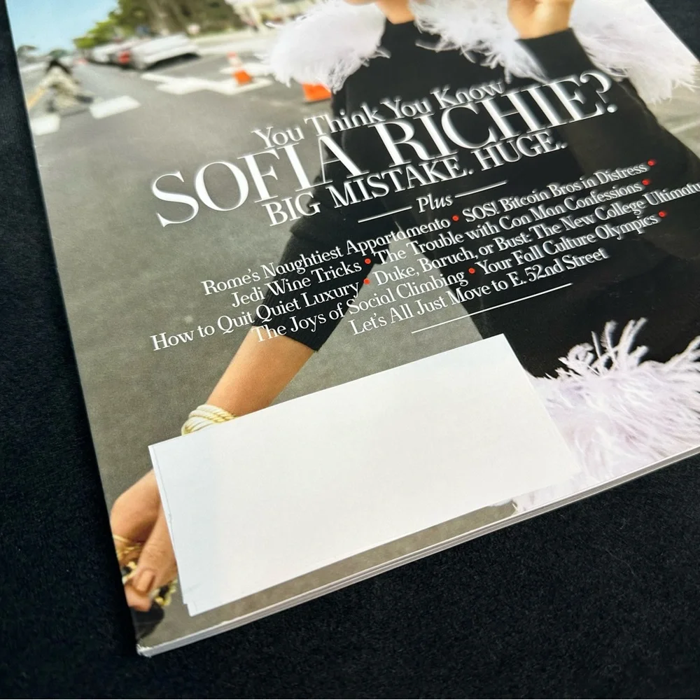 TOWN & COUNTRY MAGAZINE, September 2023, Sofia Richie